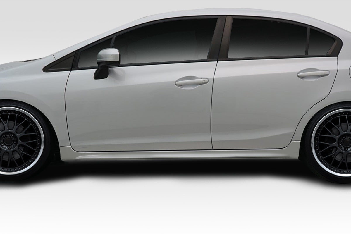 2012-2015 Honda Civic 4DR Duraflex RR Side Skirts - 2 Piece