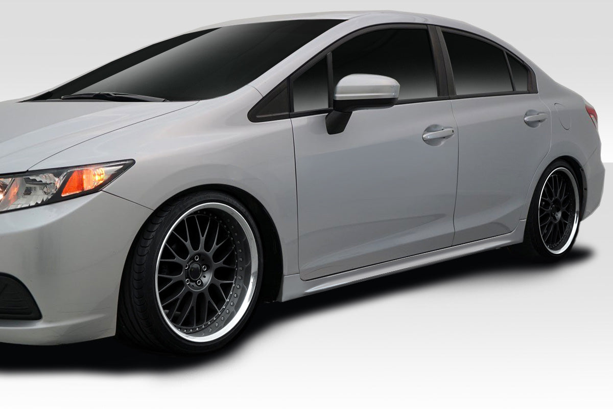 2012-2015 Honda Civic 4DR Duraflex RR Side Skirts - 2 Piece