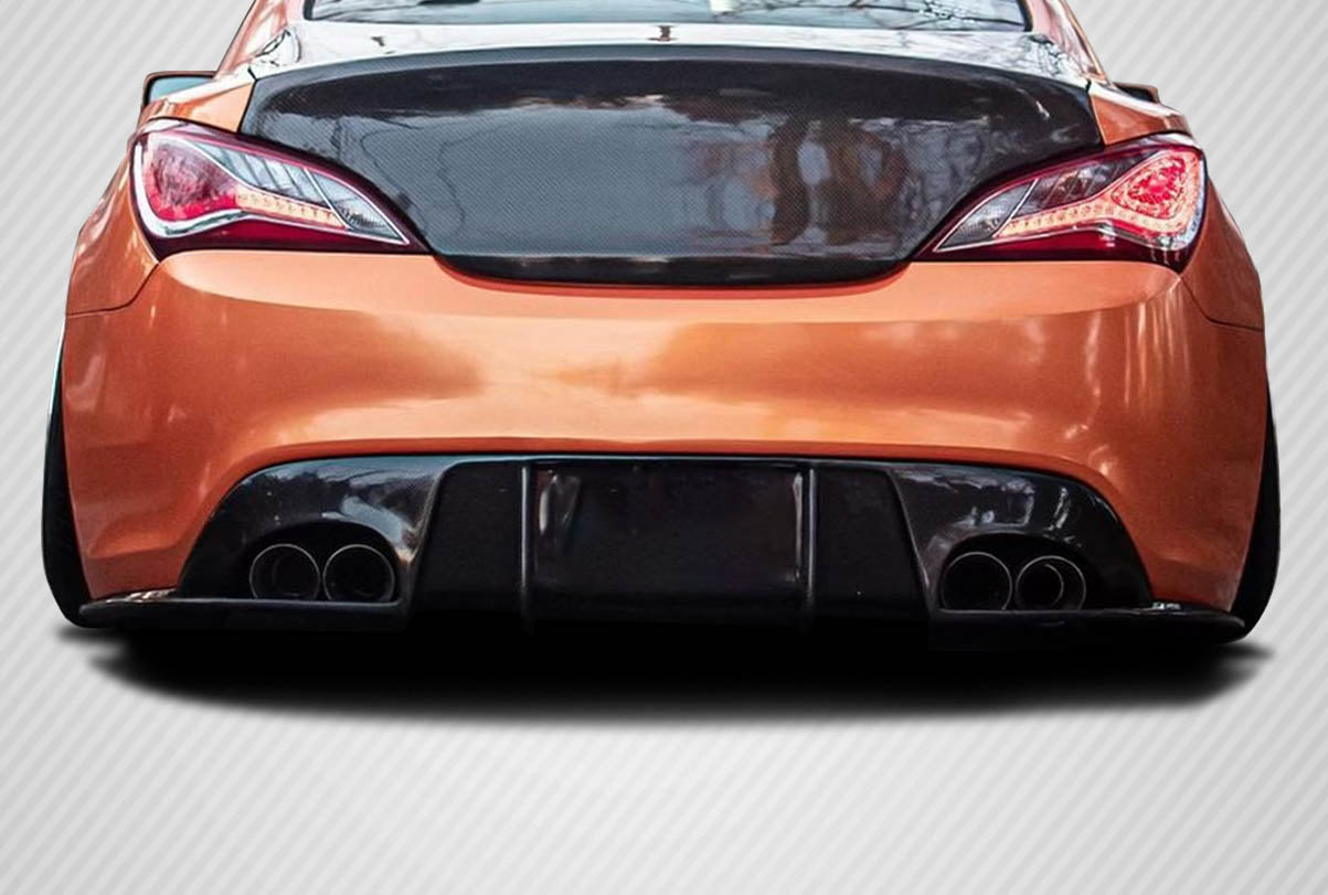 2010-2016 Hyundai Genesis Coupe Carbon Creations DriTech Speedster Rear Diffuser - 1 Piece