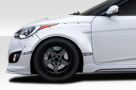 2012-2017 Hyundai Veloster Turbo Duraflex Envision Front Fender Flares - 4 piece