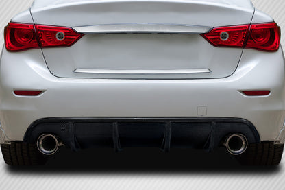 2014-2017 Infiniti Q50 Carbon Creations VIP Rear Diffuser - 1 Piece