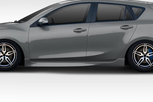 2010-2013 Mazda 3 Duraflex OEM Look Side Skirts - 2 Piece