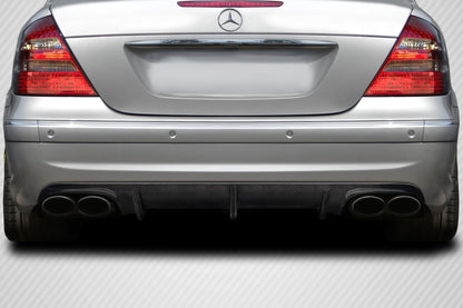 2003-2006 Mercedes E55 W211 Carbon Creations L Sport Rear Diffuser - 1 Piece