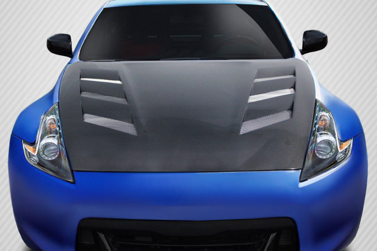 2009-2020 Nissan 370Z Z34 Carbon Creations AM-S Hood - 1 Piece