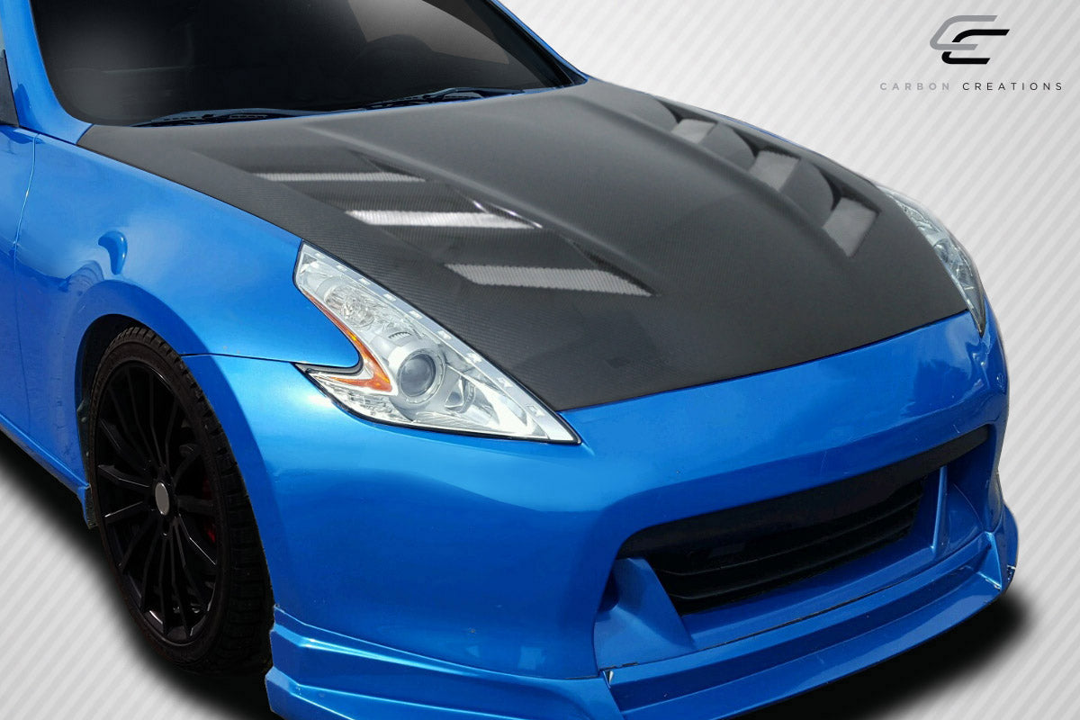 2009-2020 Nissan 370Z Z34 Carbon Creations AM-S Hood - 1 Piece