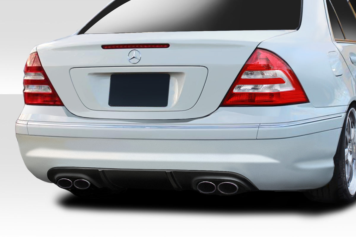 2001-2007 Mercedes C Class W203 Duraflex L-Sport Rear Diffuser ( For AMG Rear Bumper only) - 1 Piece