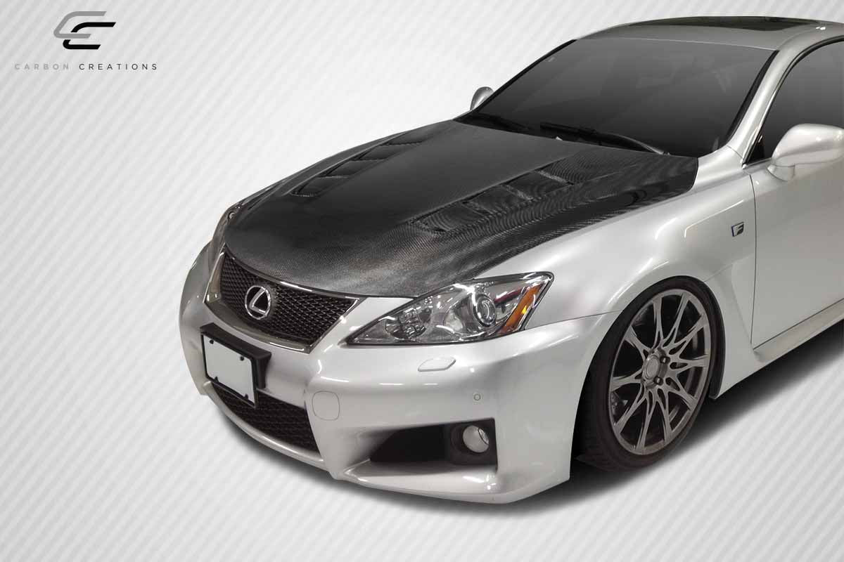 2008-2014 Lexus IS-F Carbon Creations TS-2 Hood - 1 Piece