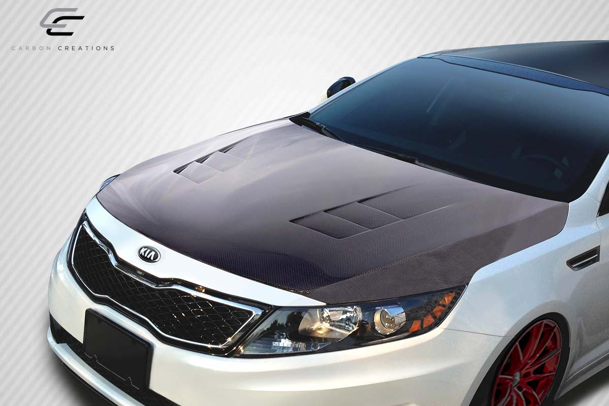 2011-2015 Kia Optima Carbon Creations TS-1 Hood - 1 Piece