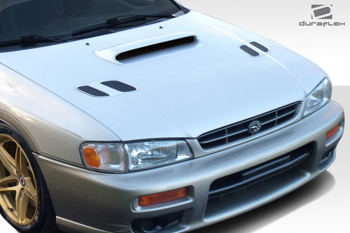 1993-2001 Subaru Impreza Duraflex STI Look Hood - 1 Piece