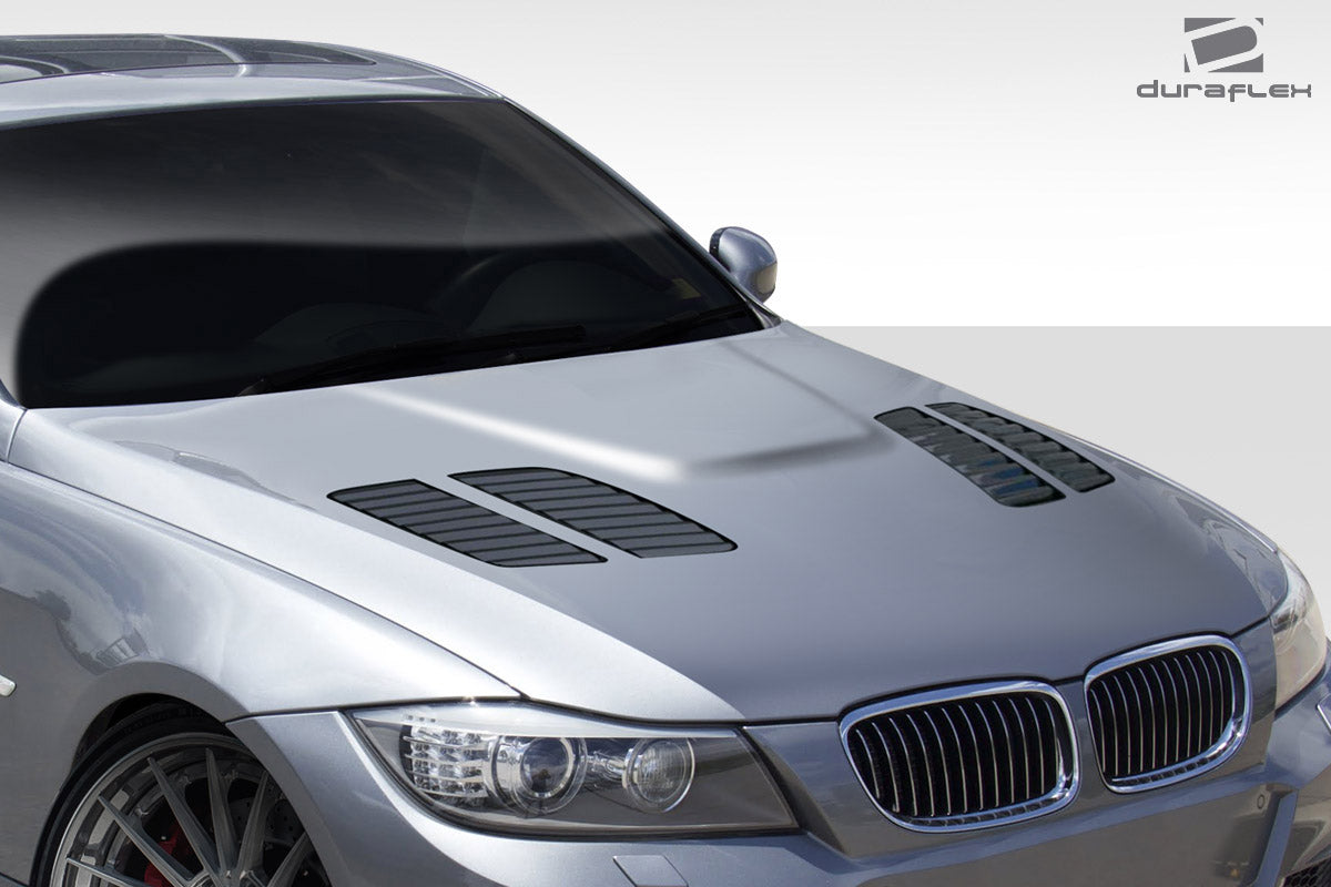 2009-2011 BMW 3 Series E90 Duraflex GTR Hood - 1 Piece