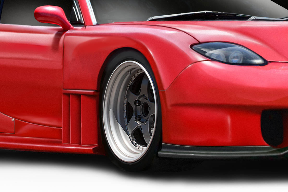 1993-1997 Mazda RX-7 Duraflex Bossen Wide Body Front Fenders - 2 Piece