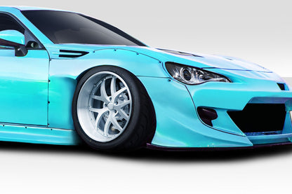 2013-2020 Scion FR-S Toyota 86 Subaru BRZ Duraflex Wide Body GT500 V3 Front Fenders - 2 Piece