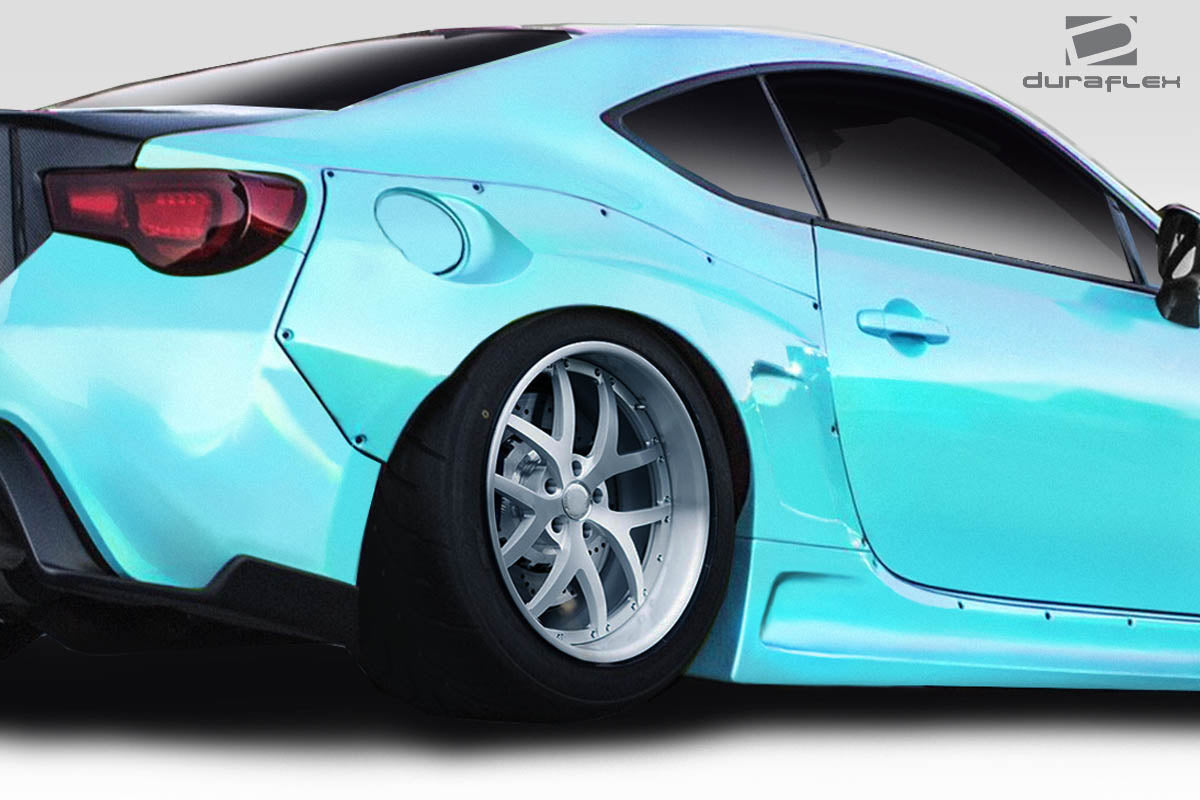 2013-2020 Scion FR-S Toyota 86 Subaru BRZ Duraflex Wide Body GT500 V3 Rear Fender Flares - 2 Piece