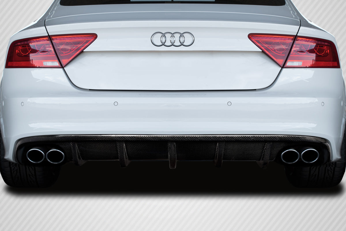 2012-2015 Audi S7 C7 Carbon Creations DTM Rear Diffuser - 1 Piece