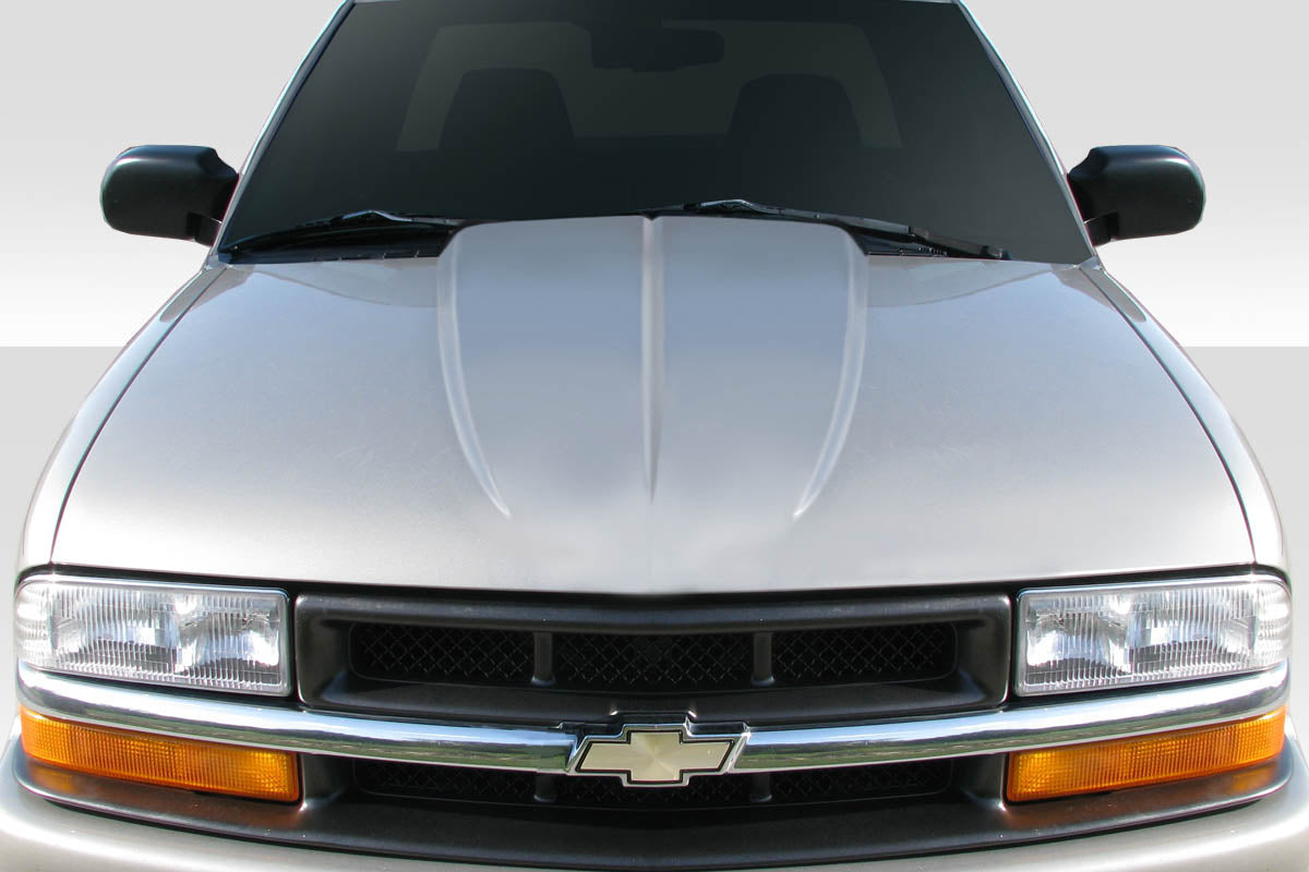 1994-2004 Chevy S10 1995-2004 Blazer Duraflex 3" Cowl Hood - 1 Piece