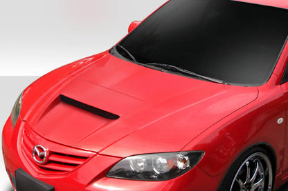 2004-2008 Mazda 3 4DR Duraflex M-Speed Hood - 1 Piece