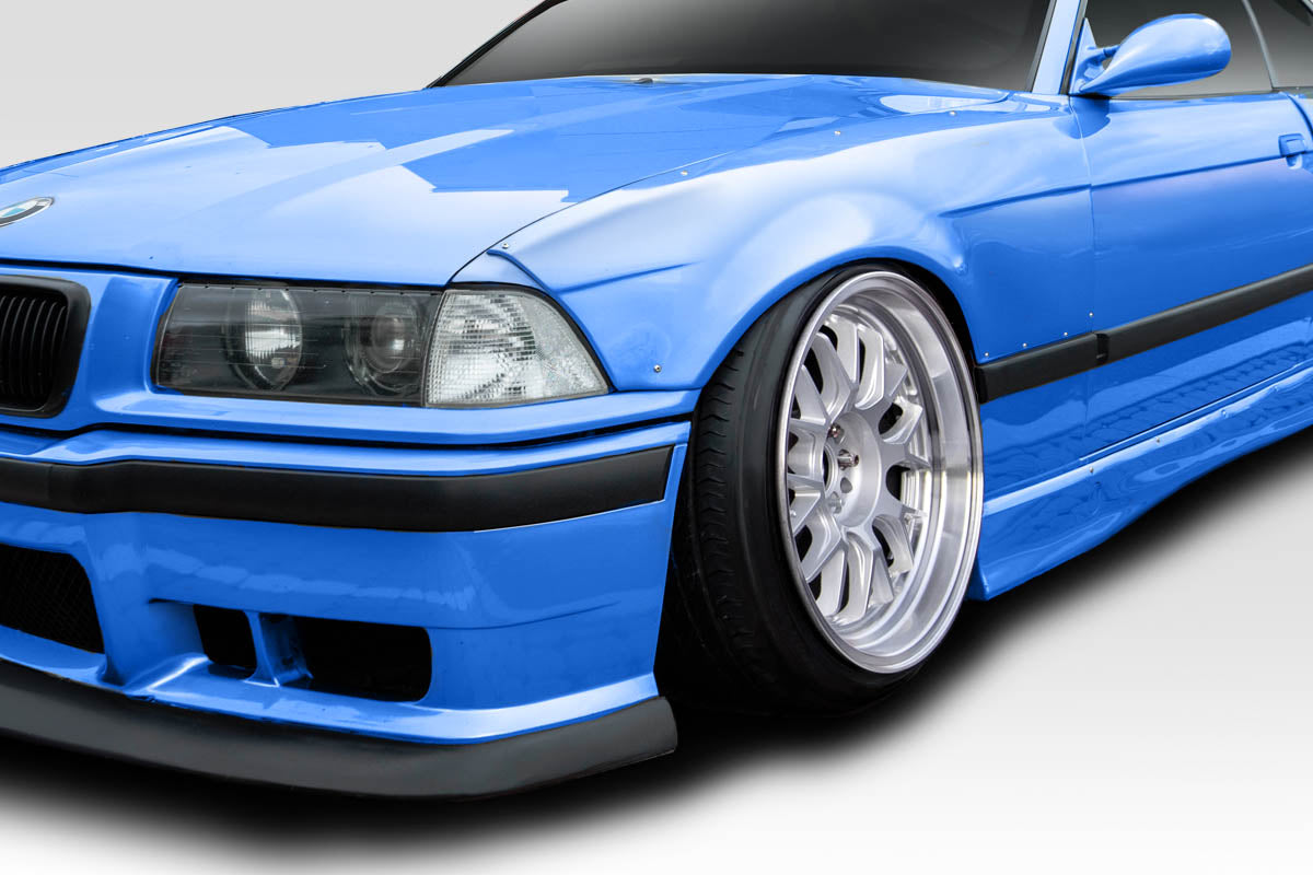 1992-1998 BMW 3 Series M3 E36 Duraflex C Spec Front Fender Flares - 2 Piece