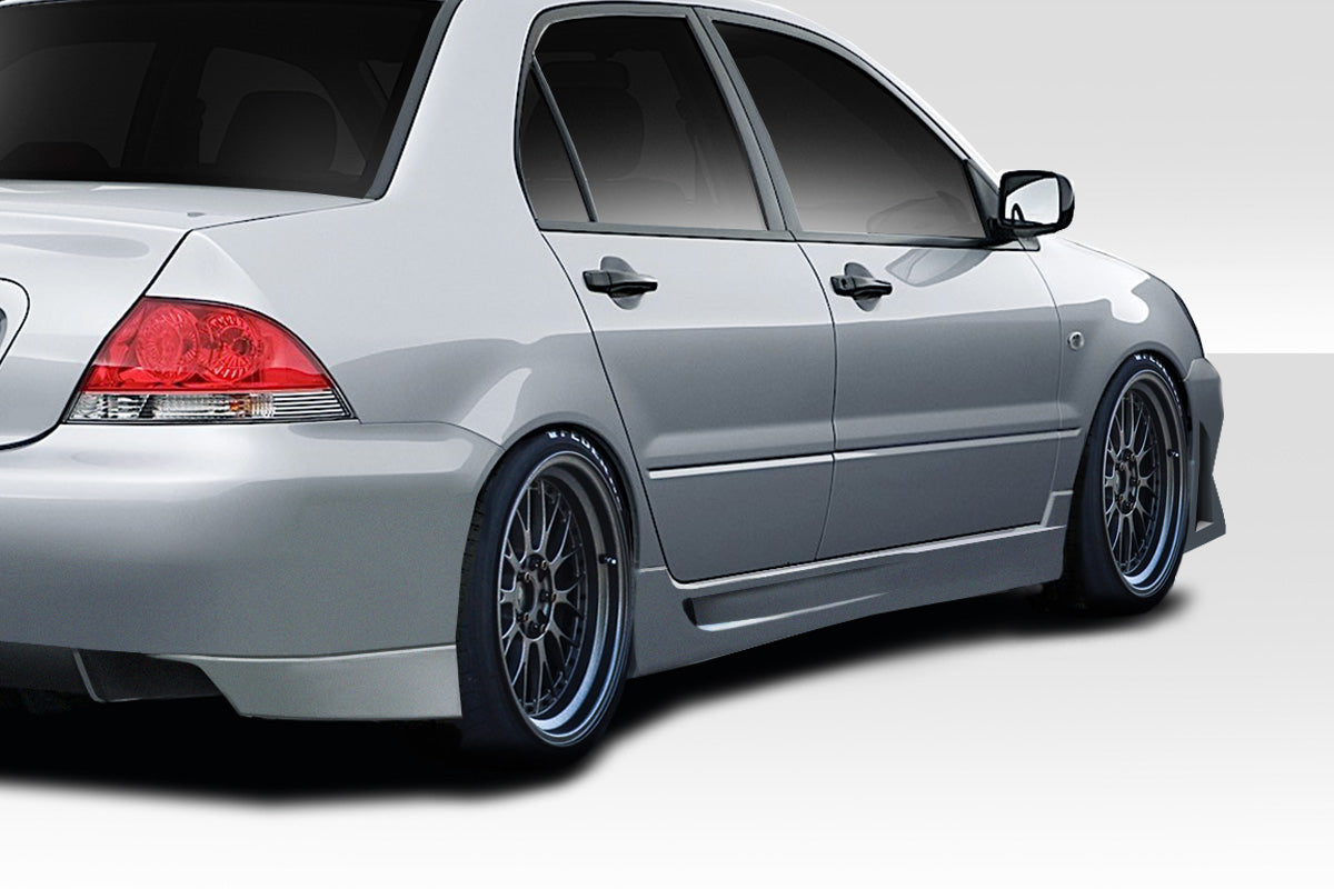 2002-2007 Mitsubishi Lancer Duraflex Trackstar Side Skirts - 2 Piece