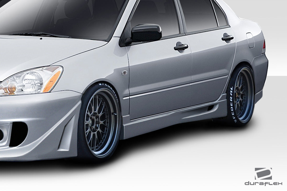 2002-2007 Mitsubishi Lancer Duraflex Trackstar Side Skirts - 2 Piece