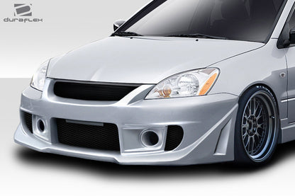 2004-2007 Mitsubishi Lancer Duraflex Trackstar Front Bumper - 1 Piece