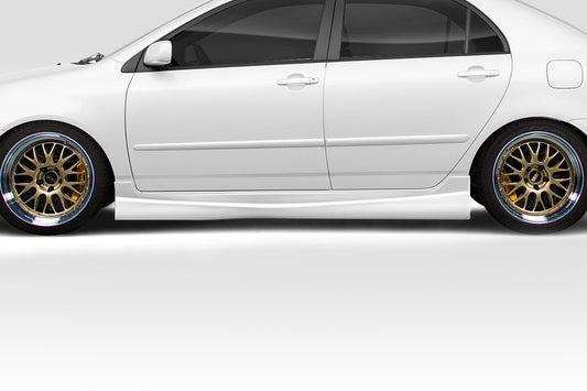 2003-2008 Toyota Corolla Duraflex Target Side Skirts - 2 Piece