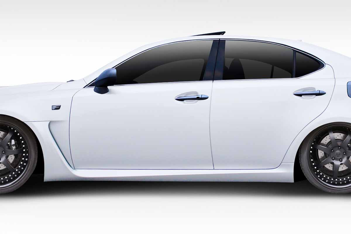 2008-2014 Lexus IS-F Duraflex W-1 Side Skirts Rocker Panels - 2 Piece