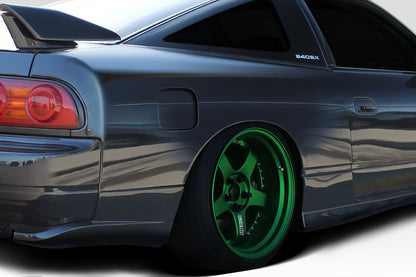 1989-1994 Nissan 240SX S13 HB Duraflex B Sport Wide Body 70MM Rear Fender Flares - 2 Piece