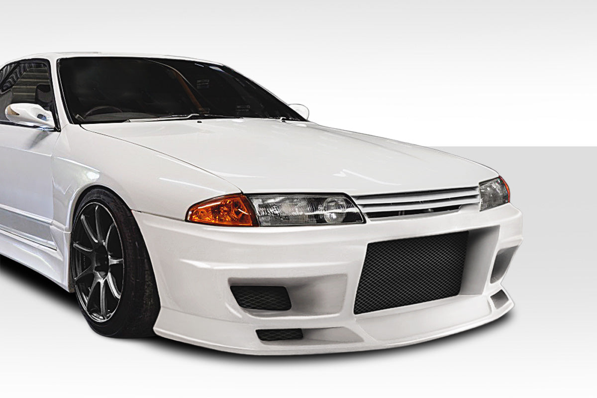 1989-1994 Nissan Skyline R32 2DR / 4DR Duraflex Demon V2 Front Bumper Cover - 1 Piece