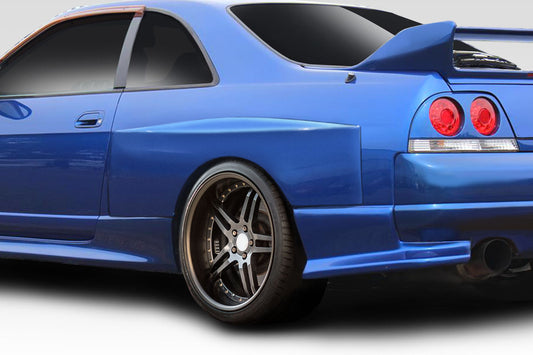 1995-1998 Nissan Skyline R33 2DR Duraflex LDE Wide Body Rear Fender Flares - 2 Piece (S)