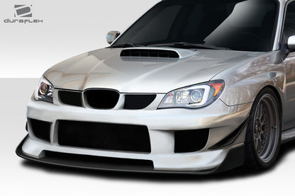 2006-2007 Subaru Impreza WRX STI 4DR Duraflex M-1 Sport Front Bumper Cover - 4 Piece ( Includes Canards)