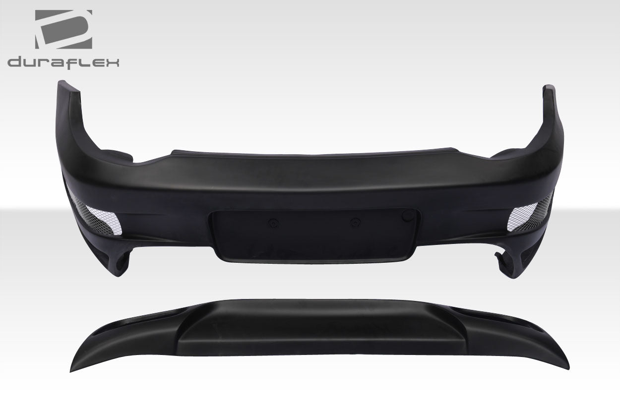 2009-2011 Porsche 911 Carrera 997 C2 C2S C5 C4S Targa 4 Targa 4S Cabriolet Duraflex Tecnika Rear Bumper Cover - 2 Piece