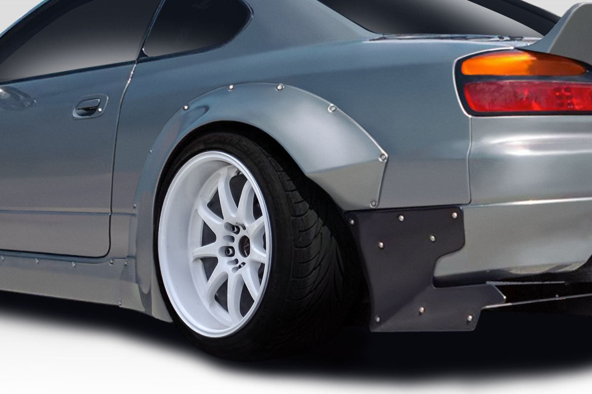 1999-2002 Nissan Silvia S15 Duraflex TKO RBS Wide Body Rear Fender Flares - 2 Piece