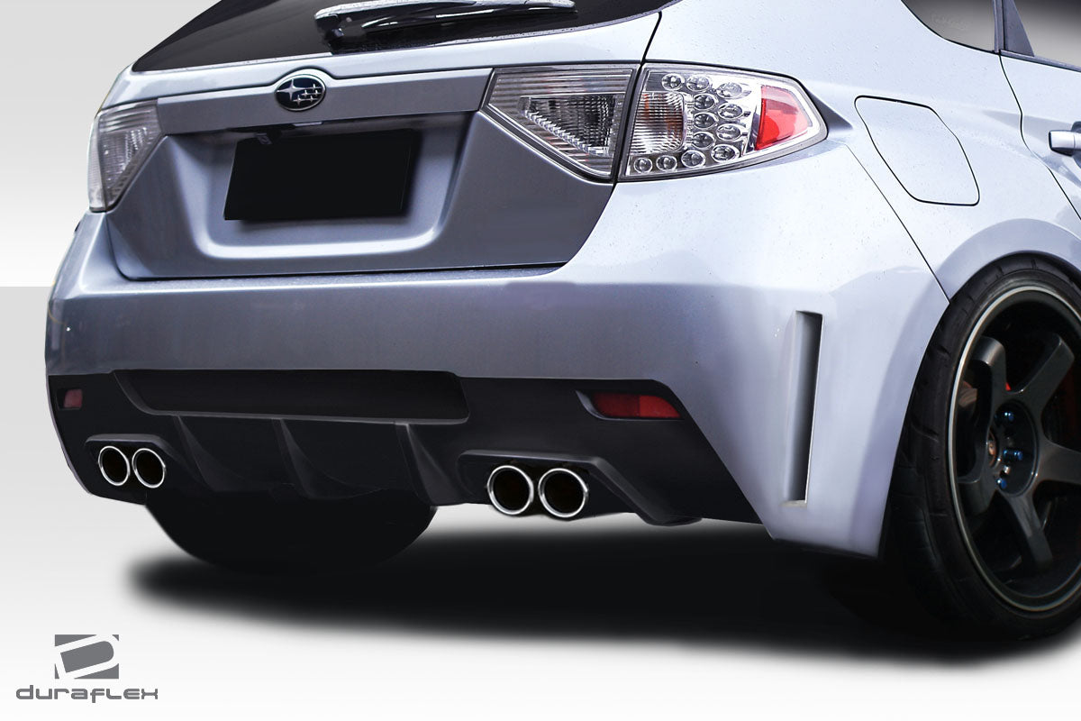 2008-2014 Subaru Impreza STI 5DR 2011-2014 Impreza WRX 5DR Duraflex VRS Rear Bumper Cover - 1 Piece