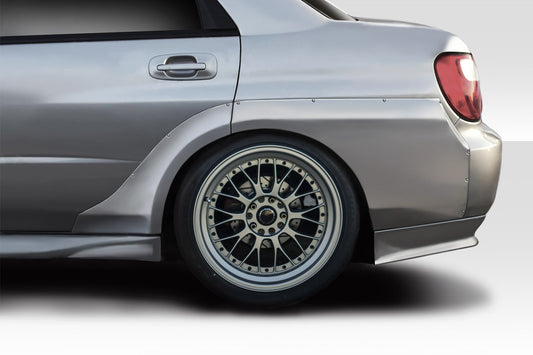 2002-2007 Subaru Impreza WRX STI Duraflex VRS Wide Body Rear Fender Flares - 4 Piece