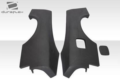 1989-1994 Nissan 240SX S13 HB Duraflex V Speed Wide Body Rear Fenders - 3 Piece