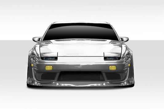 1989-1994 Nissan 240SX S13 Duraflex V-Speed Wide Body Front Bumper Cover - 3 Piece