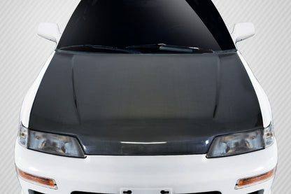 1988-1991 Honda Civic HB CR-X Carbon Creations JDM OEM Look Hood - 1 Piece ( JDM VERSION)