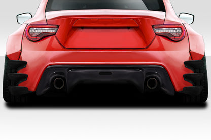 2013-2020 Scion FR-S Toyota 86 Subaru BRZ Duraflex GT500 V3 Rear Bumper Canards - 6 Piece