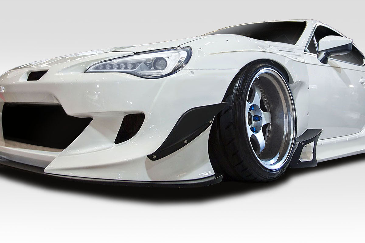 2013-2020 Scion FR-S Toyota 86 Subaru BRZ Duraflex GT500 V3 Front Bumper Canards - 2 Piece