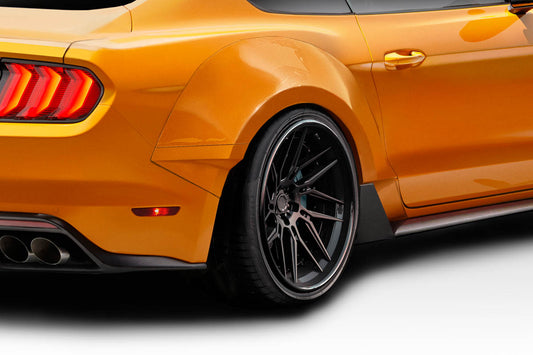 2015-2023 Ford Mustang Couture Grid Wide Body Rear Fender Flares - 4 piece