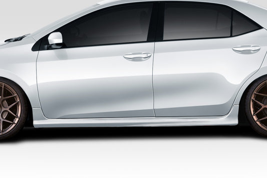 2014-2016 Toyota Corolla Duraflex Zeta Side Skirt Rocker Panels - 2 Piece