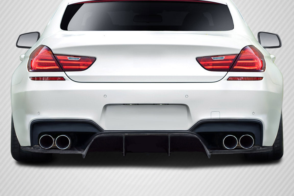 2012-2019 BMW M6 F12 Carbon AF-1 Rear Diffuser ( CFP ) - 1 Piece