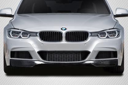 2012-2018 BMW 3 Series M Sport F30 Carbon AF-1 Front Add On Lip Under Spoiler ( CFP ) - 1 Piece