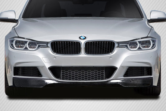 2012-2018 BMW 3 Series M Sport F30 Carbon AF-1 Front Add On Lip Under Spoiler ( CFP ) - 1 Piece