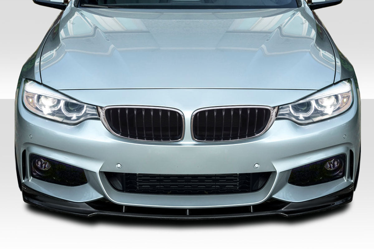 2014-2020 BMW 4 Series M-Sport F32 Carbon AF-1 Front Add On Lip Under Spoiler ( CFP ) - 1 Piece