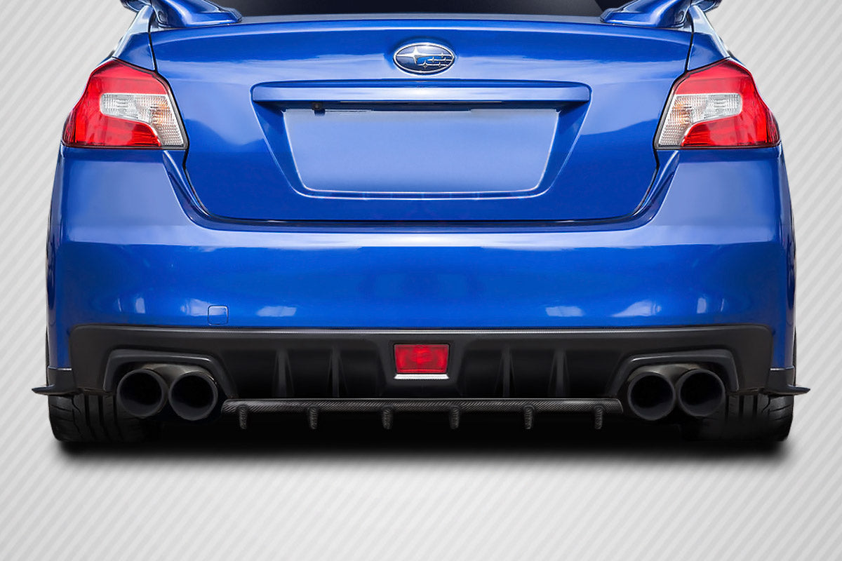 2015-2021 Subaru WRX STI Carbon Creations C Speed Style Rear Diffuser - 1 Piece