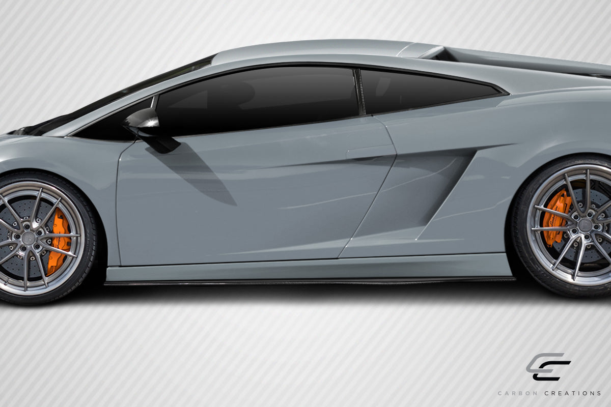 2004-2013 Lamborghini Gallardo Carbon Creations LP560 LP570 Look Side Skirts Rocker Panels - 2 Piece