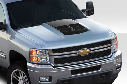 2007-2013 Chevrolet Silverado Duraflex ZL1 Look Hood - 1 Piece