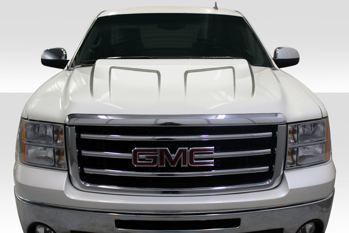 2007-2013 GMC Sierra Duraflex Cowl Hood - 1 Piece