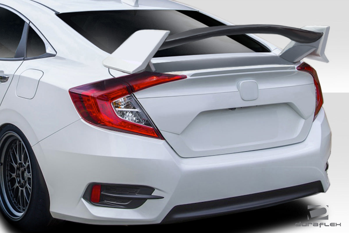 2016-2020 Honda Civic 2DR Duraflex Type R Look Rear Wing Spoiler - 1 Piece